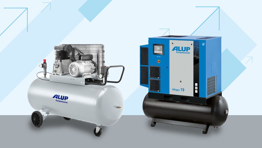 Piston Compressors vs. Screw Compressors Air Compressors Air